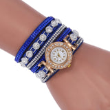SC101 Korean Velvet Bracelet watch Luxury Full Diamond Watch Retro Style