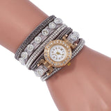 SC101 Korean Velvet Bracelet watch Luxury Full Diamond Watch Retro Style