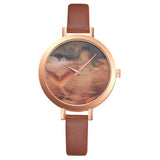 Retro Design Simple Style Hot Women's Casual  Fashion Color Strap Dial Quartz