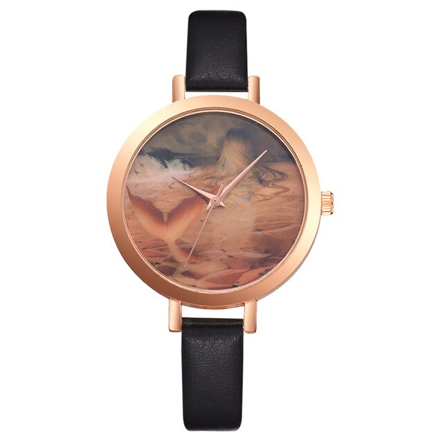Retro Design Simple Style Hot Women's Casual  Fashion Color Strap Dial Quartz