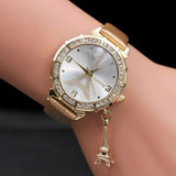 Retro Style Watch Women relogio masculino Ladies Watch The Eiffel Tower Quartz