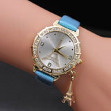Retro Style Watch Women relogio masculino Ladies Watch The Eiffel Tower Quartz