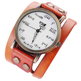 Gifts Figure Dial Quartz Fashion Wrist Watch Retro Style Durable Round Accurate