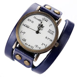 Gifts Figure Dial Quartz Fashion Wrist Watch Retro Style Durable Round Accurate