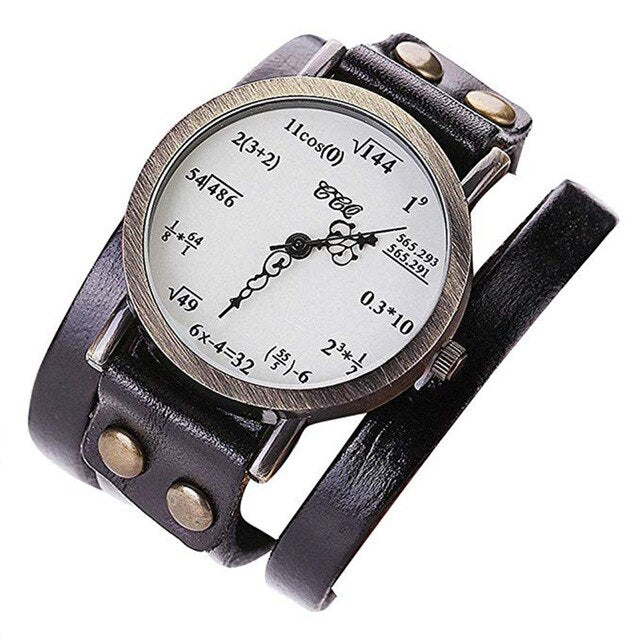 Gifts Figure Dial Quartz Fashion Wrist Watch Retro Style Durable Round Accurate