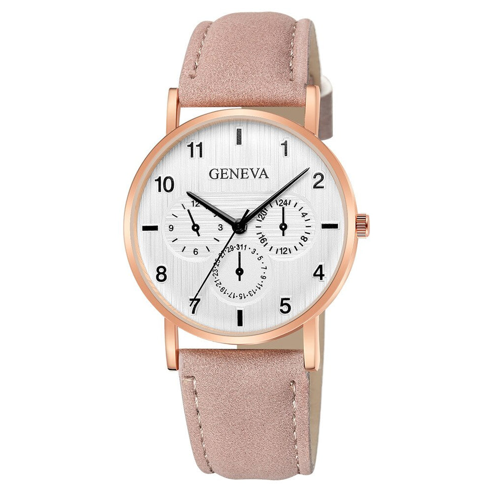Exquisite simple style women luxury fashion quartz