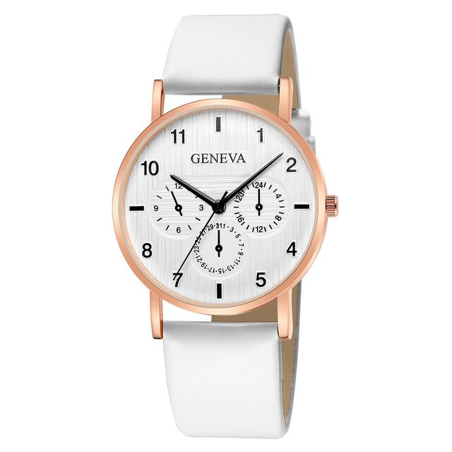 Exquisite simple style women luxury fashion quartz