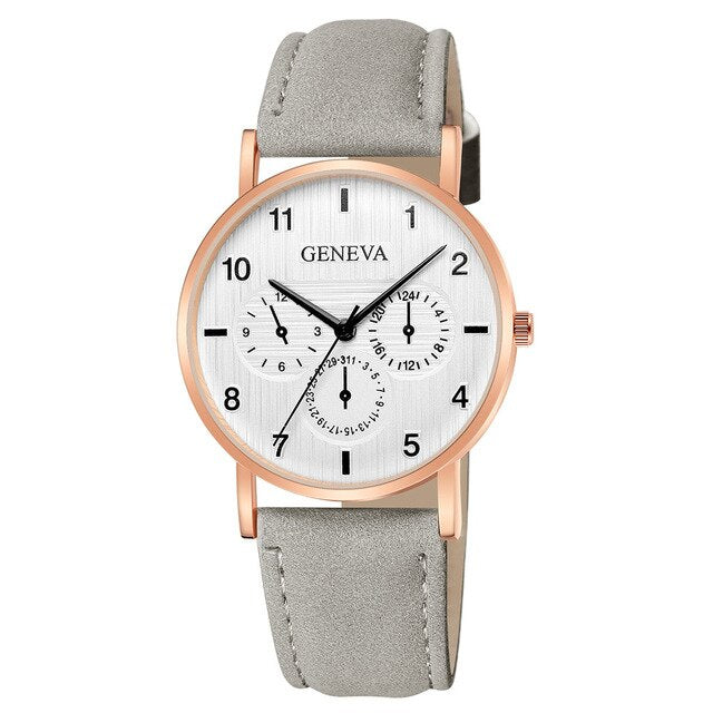 Exquisite simple style women luxury fashion quartz