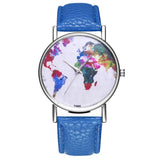 Retro Colored Marble Style Women Quartz Wristwatches