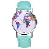 Retro Colored Marble Style Women Quartz Wristwatches