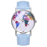 Retro Colored Marble Style Women Quartz Wristwatches