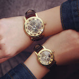 Fashion Transparent Hollow Quartz Wrist Watch Hot Roman
