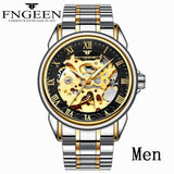 Couple Watches Top Brand Steel Mechanical Wrist Watch