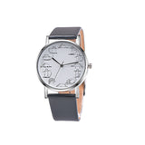 RUNER Relogio Feminino Retro style Lovely Cartoon Cat Leather Quartz Analog