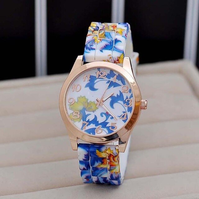 Luxury Watches Chinese Style Retro Women Girl Watch Silicone