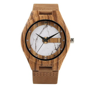 YISUYA Creative Natural Handmade Wooden Wristwatch