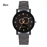Fashion Luxury Men Steel strap Quartz Watch