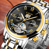 WISHDOIT LIGE-9810.13-S Top Luxury Brand Automatic Mechanical