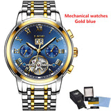 WISHDOIT LIGE-9810.13-S Top Luxury Brand Automatic Mechanical