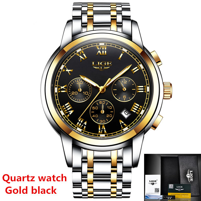 WISHDOIT LIGE-9810.13-S Top Luxury Brand Automatic Mechanical