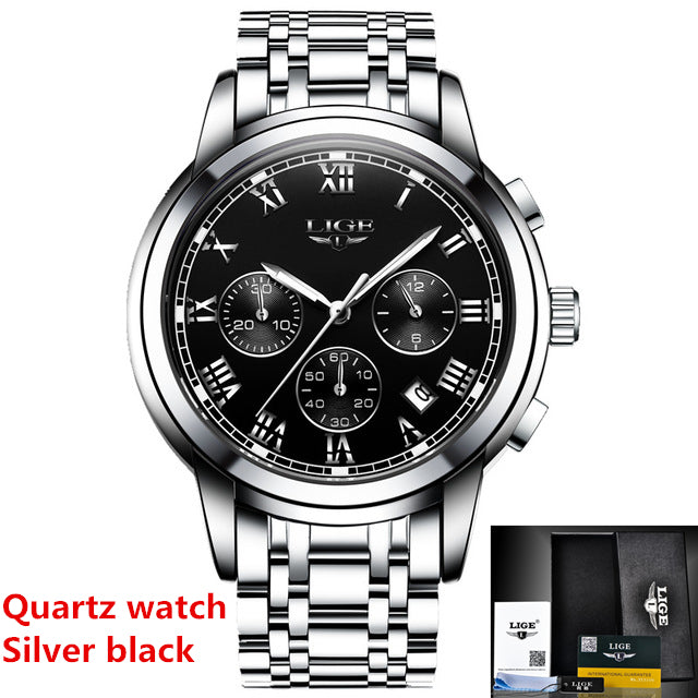 WISHDOIT LIGE-9810.13-S Top Luxury Brand Automatic Mechanical