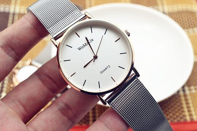 Fashion Womage Brand Man Woman Lovers Stainless Steel Strap