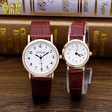 Luxury Gogoey Brand leather Pair watches men women Lovers couple