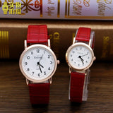 Luxury Gogoey Brand leather Pair watches men women Lovers couple