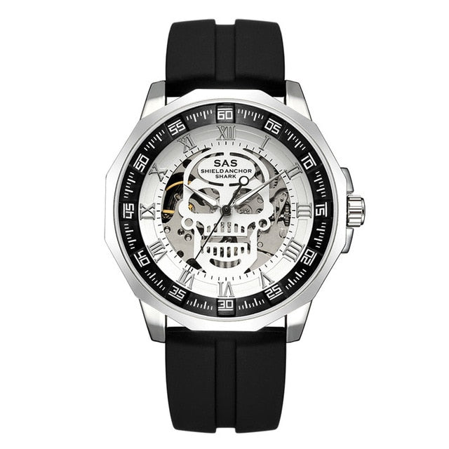 Shark Sports Watch Men Fashion 3D Skull Design
