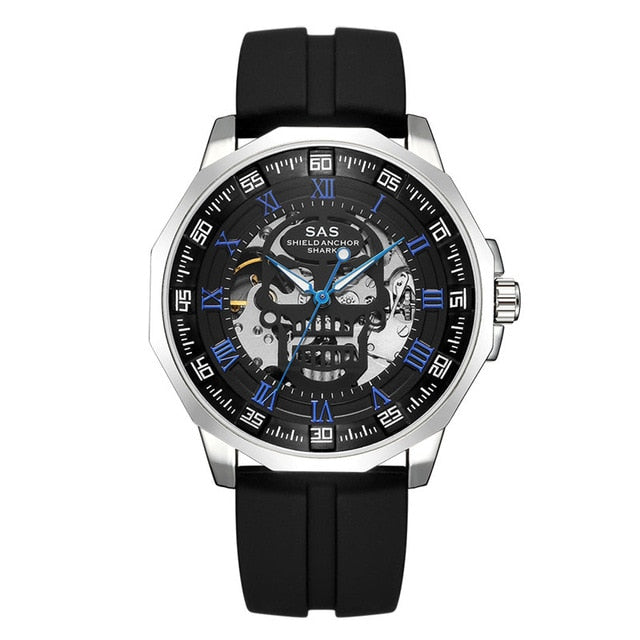 Shark Sports Watch Men Fashion 3D Skull Design