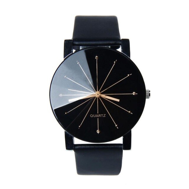 Men Watches Fashion Casual Leather Analog Quartz