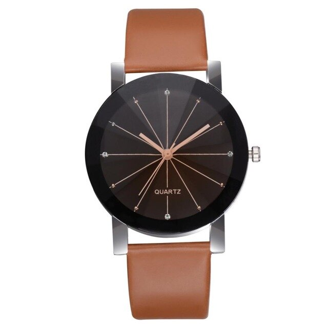 Men Watches Fashion Casual Leather Analog Quartz