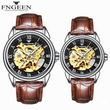 Couple Watches Top Brand Steel Mechanical Wrist Watch