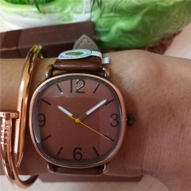 Korean Version New Black Fashion Modern Minimalist Trend Retro Night Watch