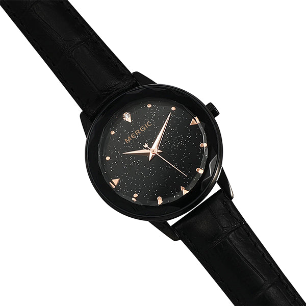 Luxury Crystal Star Sky Dial Purple Watch Women Quartz