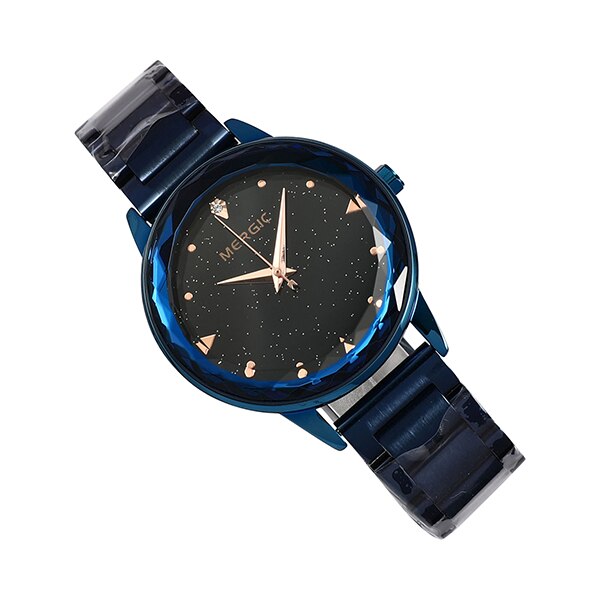 Luxury Crystal Star Sky Dial Purple Watch Women Quartz