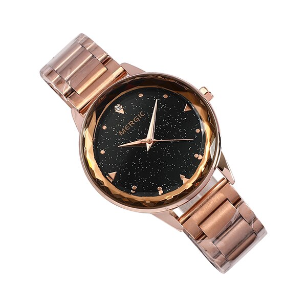 Luxury Crystal Star Sky Dial Purple Watch Women Quartz
