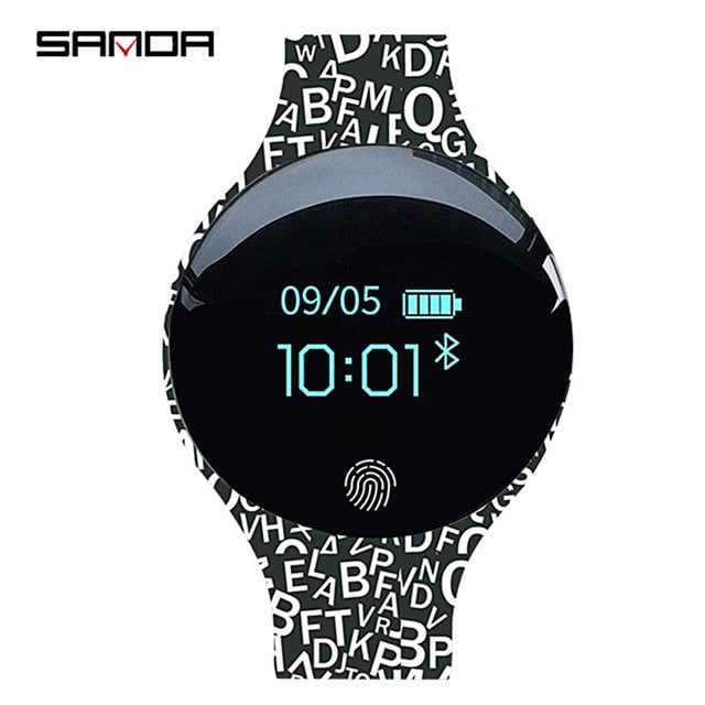 SANDA Sport  Bluetooth Smart Touch Watch Men Silicon Remote Camera