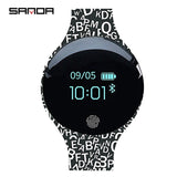 SANDA Sport  Bluetooth Smart Touch Watch Men Silicon Remote Camera