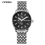 SINOBI Luxury Brand Watch Men Women Watches Stainless Steel