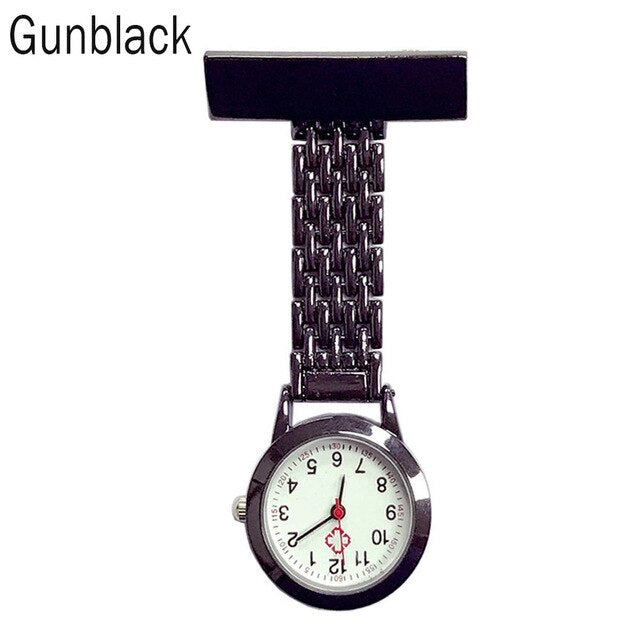 Nurse Quartz Watch Brooch Pocket Brooch Clip Medical Nurse Pocket