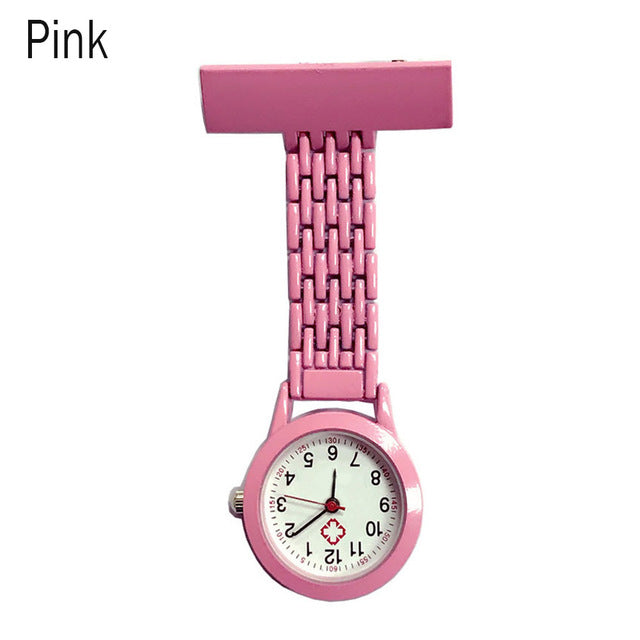 Nurse Quartz Watch Brooch Pocket Brooch Clip Medical Nurse Pocket