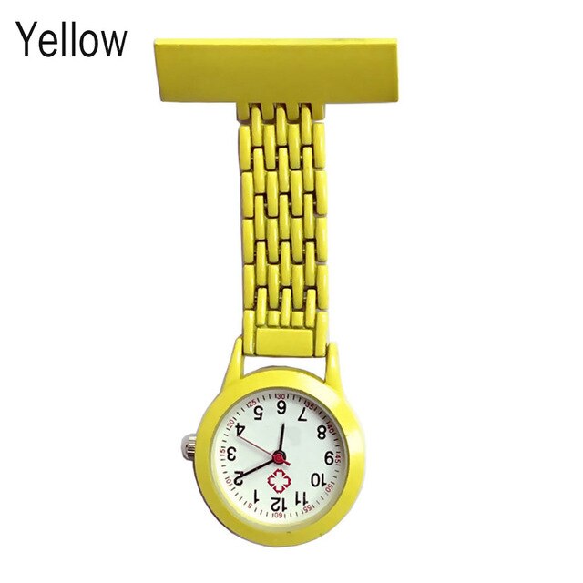 Nurse Quartz Watch Brooch Pocket Brooch Clip Medical Nurse Pocket