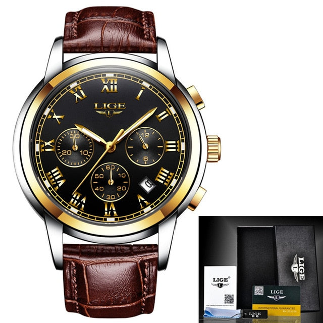 WISHDOIT LIGE-9810.13-S Top Luxury Brand Automatic Mechanical