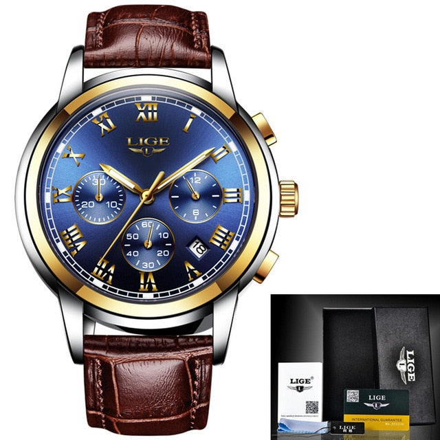 WISHDOIT LIGE-9810.13-S Top Luxury Brand Automatic Mechanical