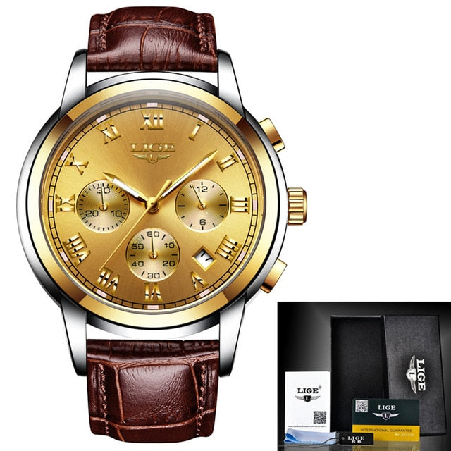 WISHDOIT LIGE-9810.13-S Top Luxury Brand Automatic Mechanical