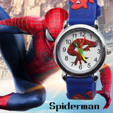 Hbibi 3D Spiderman Children's Watches For Boys Girls Clock Kids