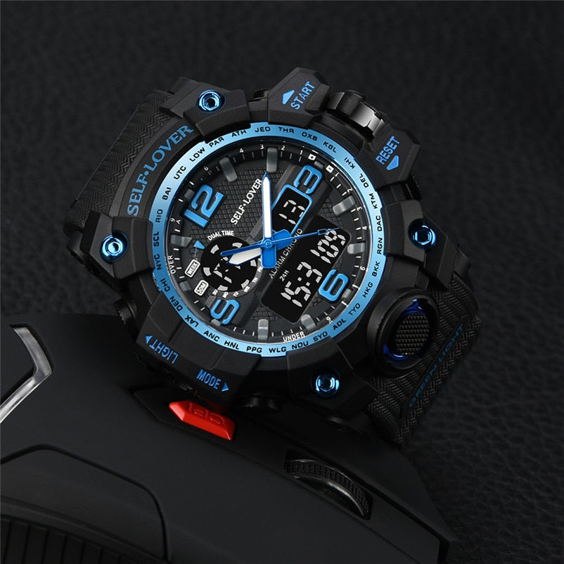 Duobla  Dual Display Analog Digital LED Electronic