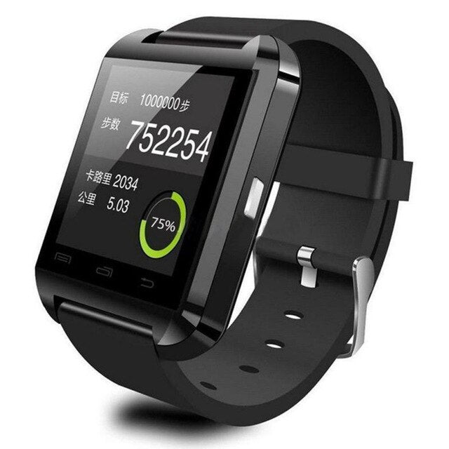 U8 Smart Bluetooth Wrist Watch 3 Colors Fashion Men Women Watch