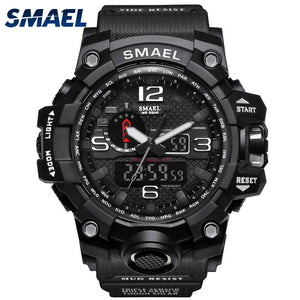 SMAEL Men Wrist Watch Sport Dual Display Analog Electronic